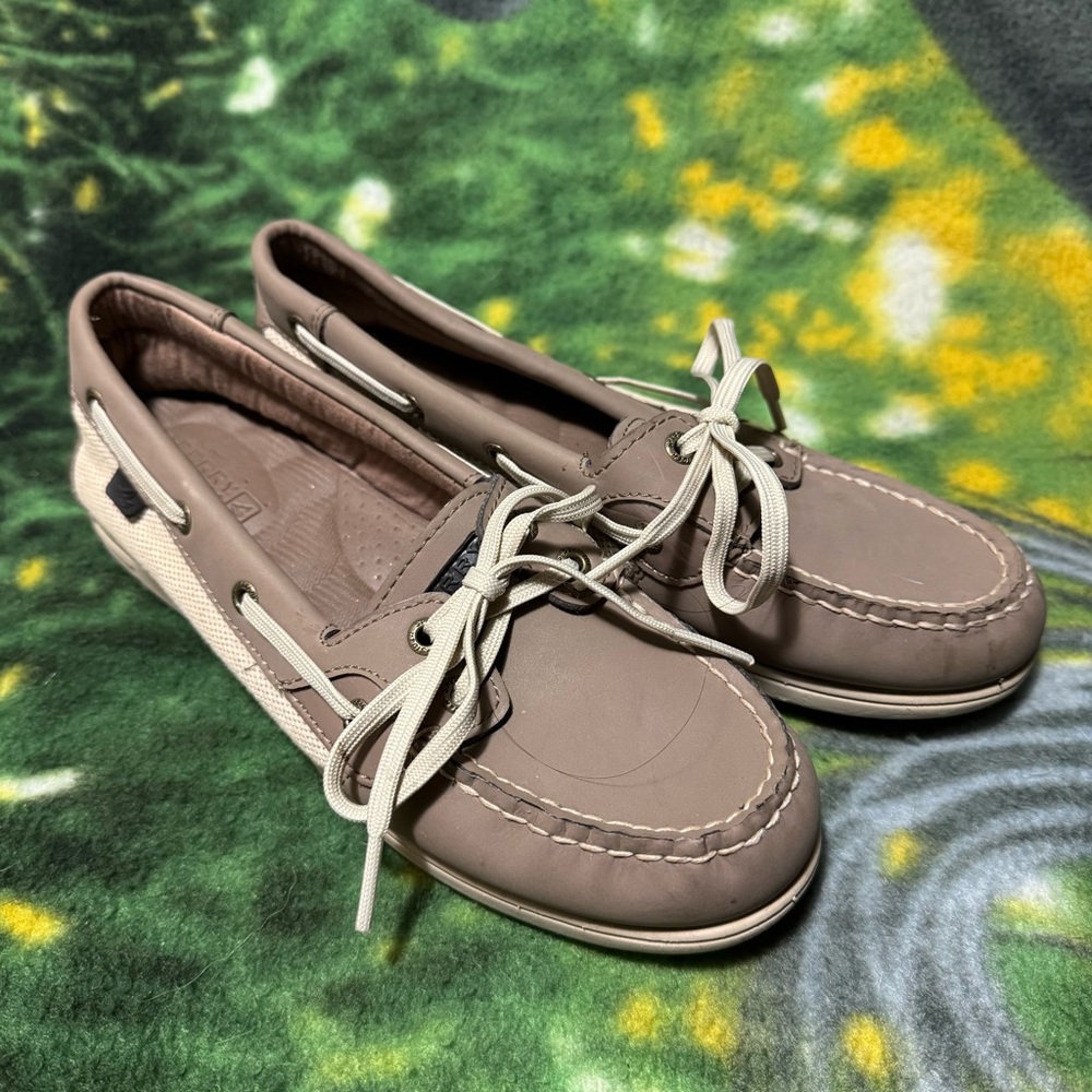 Sperry Women's Taupe Boat Shoes